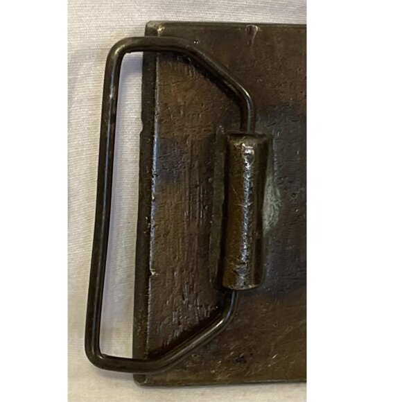 Buster Brown and Tige in the New York Herald Bronze Belt Buckle Vintage Brass - Picture 5 of 8